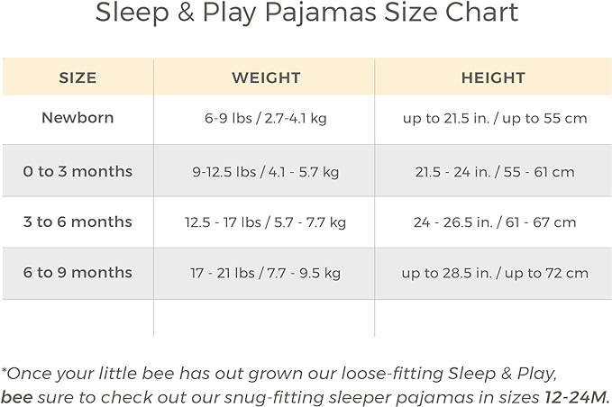 Burt's Bees Baby baby-boys Sleep and Play Pjs, 100% Organic Cotton One-piece Zip Front Romper Jumpsuit Pajamas