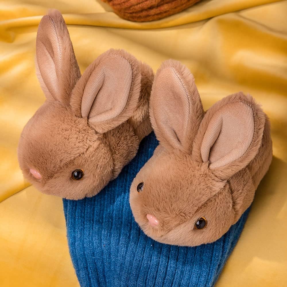 Toddler Slippers Girl Boy House Slipper Kids Rabbit Winter Slipper Warm Bunny Slippers Soft Plush Indoor Girls Boys Slipper