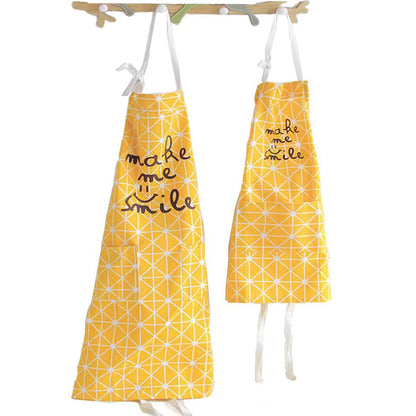 2 Pack Cotton Adjustable Parent and Child Apron with Pockets Mommy and Me Matching Set, Baking,Painting