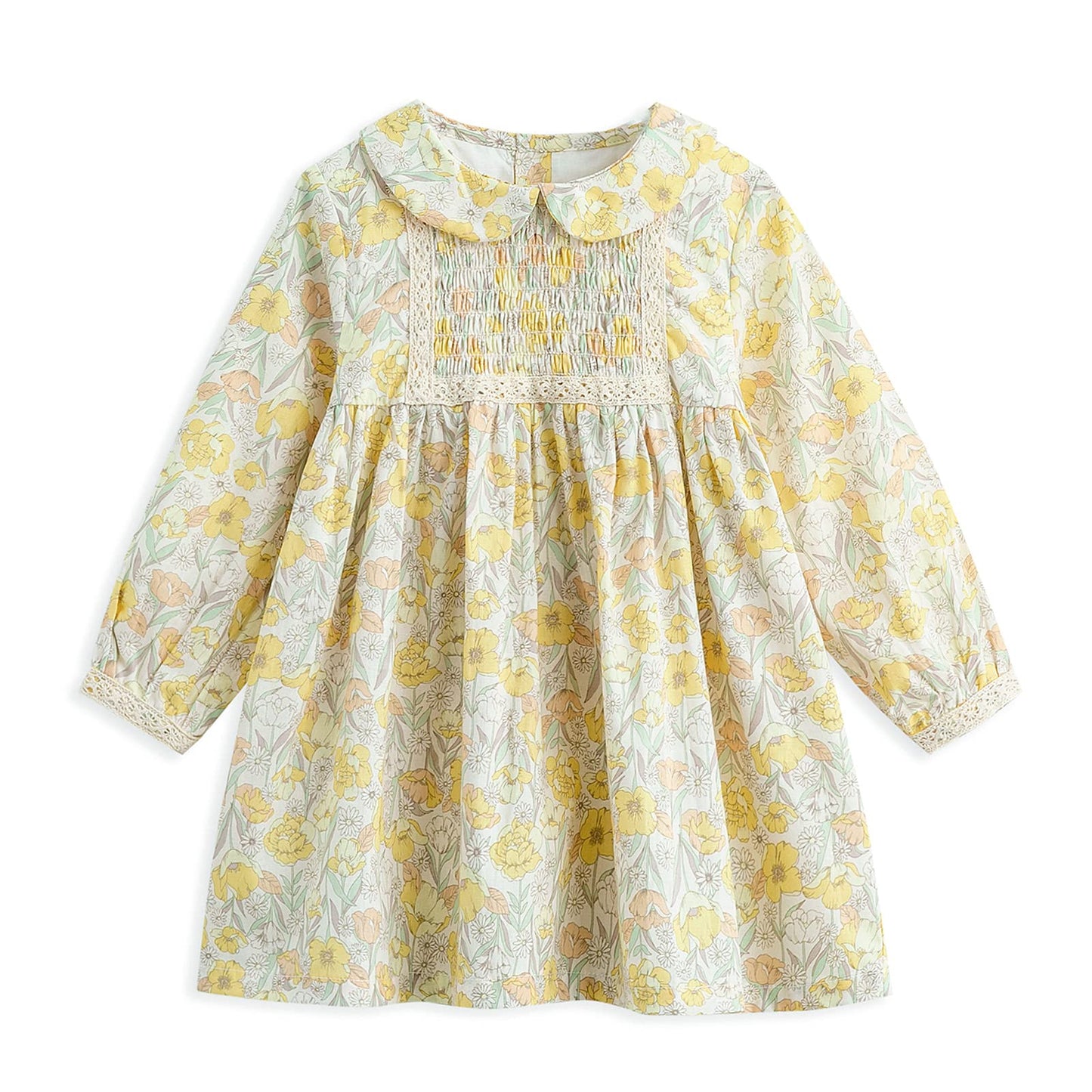 Simplee kids Baby Girls Casual Dresses Toddler Floral Dress Print Sundress Princess Dress