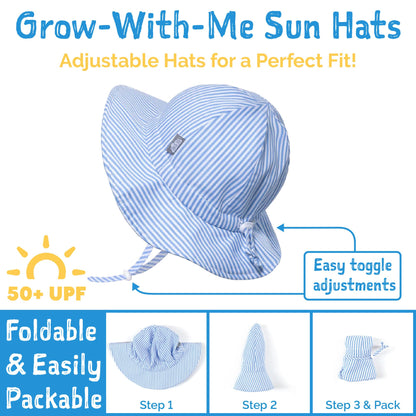 JAN & JUL Breathable Cotton Sun Hat with 50+ UPF Protection