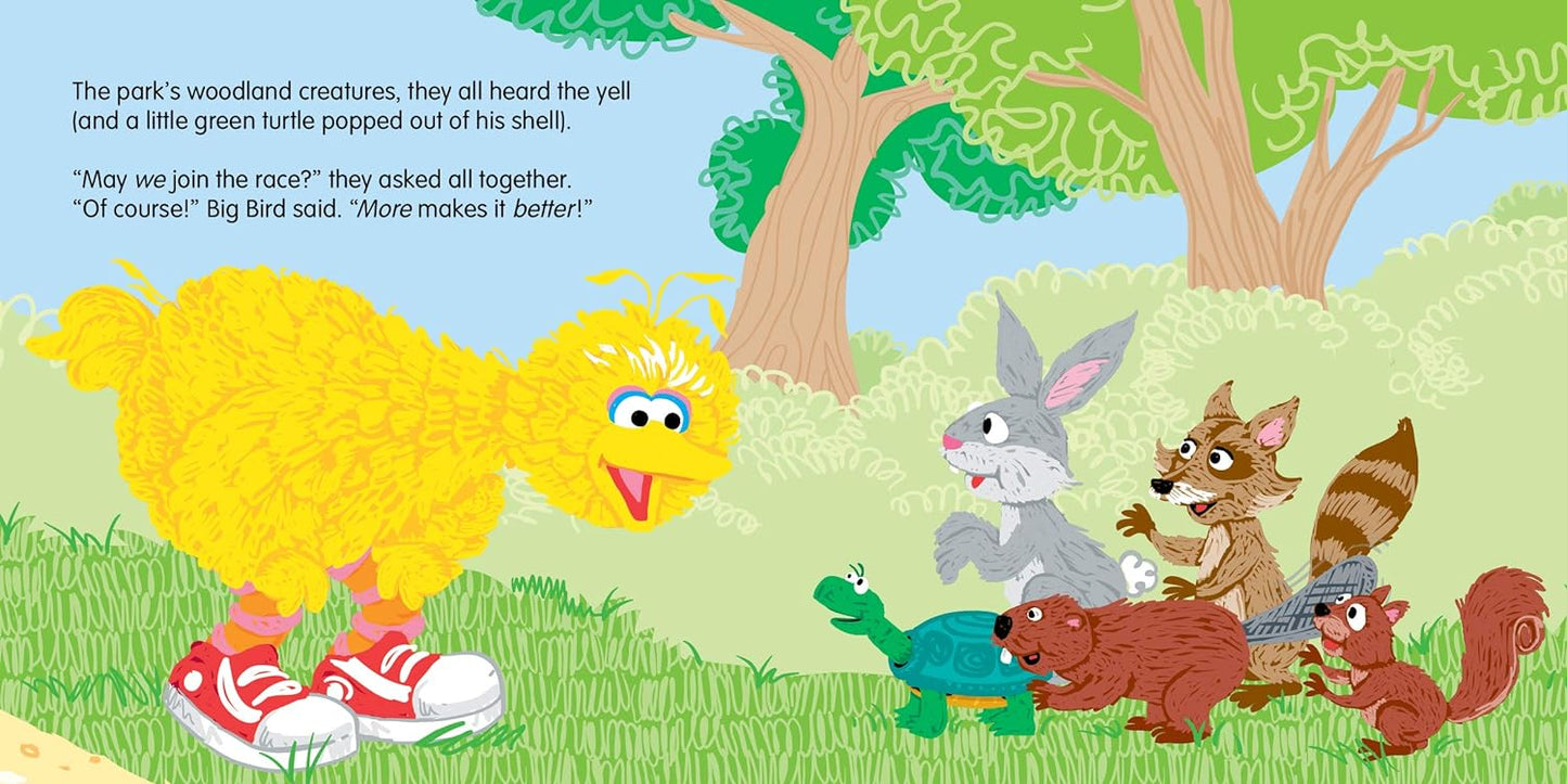 The Great Easter Race!: An Egg-straordinary Spring Story with Elmo, Cookie Monster, and Friends! (Sesame Street Scribbles)