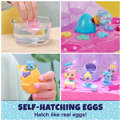 Hatchimals Alive, Easter Eggs Carton Toy with 5 Mini Figures in Self-Hatching Eggs, 11 Accessories, Easter Basket Stuffers for Girls & Boys Ages 3+