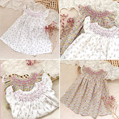 Simplee kids Baby Girls Casual Dresses Toddler Floral Dress Print Sundress Princess Dress