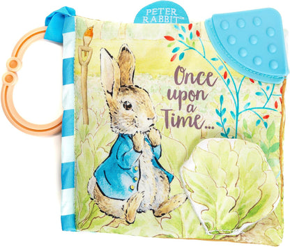 KIDS PREFERRED Peter Rabbit Soft Book with toy, Teether and Crinkle, 5 Inches