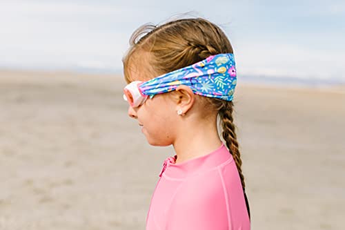 SPLASH SWIM GOGGLES with Fabric Strap - Pink & Purples Collection | Fun, Fashionable, Comfortable - Adult & Kids Swim Goggles