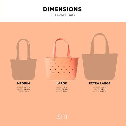 Simple Modern Beach Bag Rubber Tote