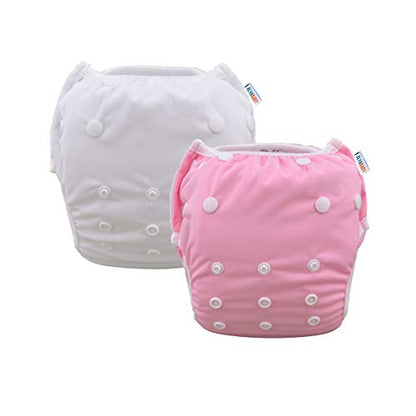 ALVABABY Swim Diapers Baby & Toddler Snap Large Size Reusable Adjustable Baby Boy ZYK103-D118