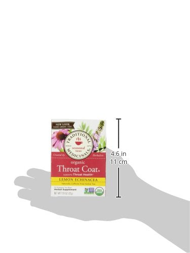 Traditional Medicinals Tea, Organic Raspberry Leaf, Eases Menstrual Cramps, Supports a Healthy Pregnancy, 96 Tea Bags (6 Pack)