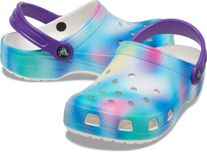 Crocs Kids' Classic Tie Dye Clogs (Little Kid/Big Kid)