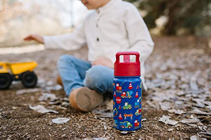 Simple Modern Star Wars Baby Yoda Grogu Water Bottle for Kids | Reusable Cup with Straw Lid Insulated Stainless SteelTumbler Gifts for Toddlers Boys | Summit Collection | 18oz R2D2