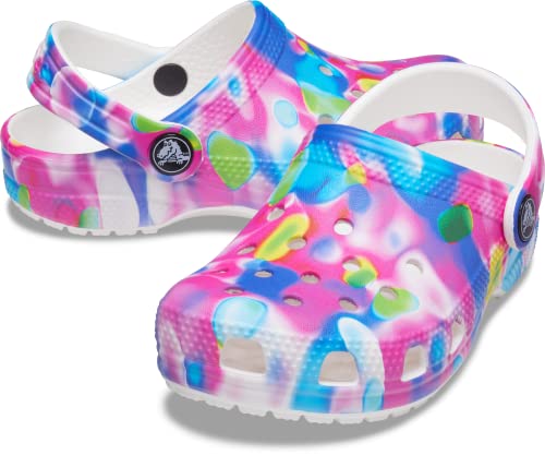 Crocs Kids' Classic Tie Dye Clogs (Little Kid/Big Kid)