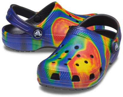 Crocs Kids' Classic Tie Dye Clogs (Little Kid/Big Kid)