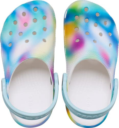 Crocs Kids' Classic Tie Dye Clogs (Little Kid/Big Kid)