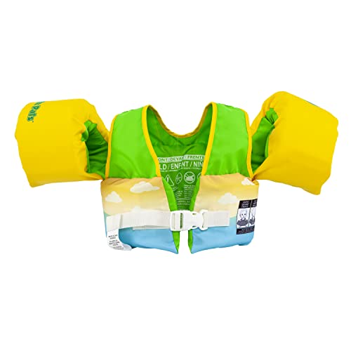 Body Glove Paddle Pals Life Jacket - The Safest Patented U.S. Coast Guard Approved Kids Swim Vest 33-55 LBS