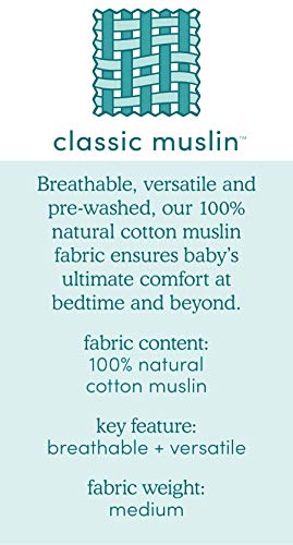 aden + anais Swaddle Blanket, Boutique Muslin Blankets for Girls & Boys, Baby Receiving Swaddles, Ideal Newborn & Infant Swaddling Set, Perfect Shower Gifts, 4 Pack, Sunrise