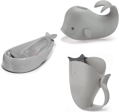 Skip Hop Baby Bath Spout Cover, Universal Fit, Moby, Grey