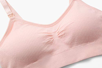 Suekaphin Nursing Wireless Women's Sleeping Maternity Breastfeeding Bra,Medium,Sort CC-A