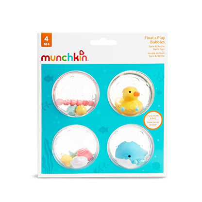 Munchkin® Float & Play Bubbles™ Baby and Toddler Bath Toy, 4 Count