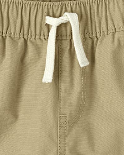 The Children's Place Baby Boys And Toddler Boys Pull on Jogger Shorts,Flax 3 Pack,2T