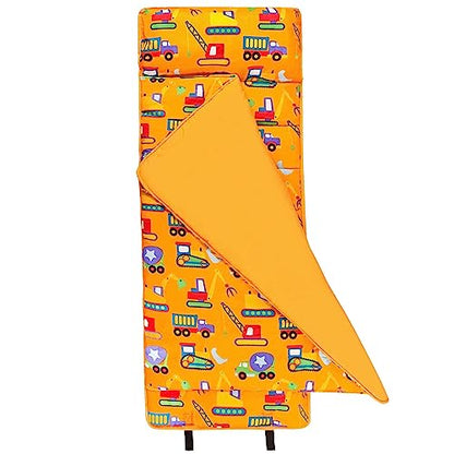 Wildkin Microfiber Nap Mat with Pillow for Toddler Boys and Girls, Measures 50 x 20 x 1.5 Inches, Ideal for Daycare and Preschool, Mom's Choice Award Winner (Jurassic Dinosaurs)