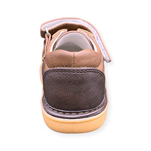 Wee Squeak Toddler Squeaky Shoes Ellie Brown Size 5