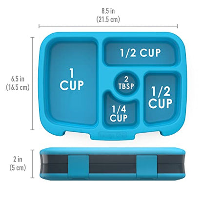 Bentgo® Kids Prints Leak-Proof, 5-Compartment Bento-Style Kids Lunch Box - Ideal Portion Sizes for Ages 3 to 7 - BPA-Free, Dishwasher Safe, Food-Safe Materials - 2023 Collection (Friendly Skies)…