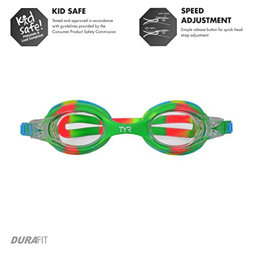 TYR Swimple Tie Dye Youth Swim Goggles