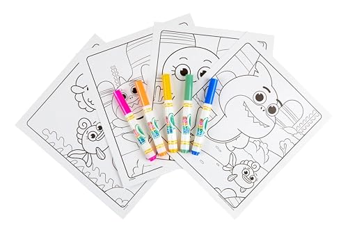 Crayola Baby Shark Color Wonder Pages, Mess Free Coloring For Toddlers, Easter Basket Stuffer, Toddler Coloring Activity, Gift