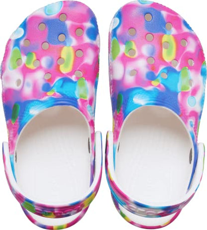 Crocs Kids' Classic Tie Dye Clogs (Little Kid/Big Kid)