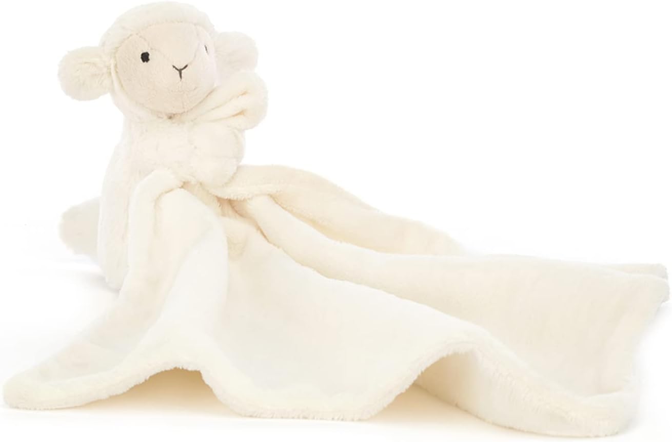 Jellycat Bashful Lamb Baby Stuffed Animal Security Blanket