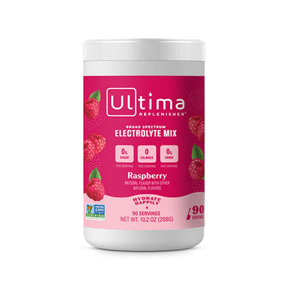 Ultima Replenisher Hydration Electrolyte Powder- 90 Servings- Keto & Sugar Free- Feel Replenished, Revitalized- Naturally Sweetened- Non- GMO & Vegan Electrolyte Drink Mix- Pink Lemonade