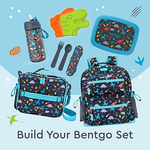 Bentgo® Kids Prints Leak-Proof, 5-Compartment Bento-Style Kids Lunch Box - Ideal Portion Sizes for Ages 3 to 7 - BPA-Free, Dishwasher Safe, Food-Safe Materials - 2023 Collection (Friendly Skies)…