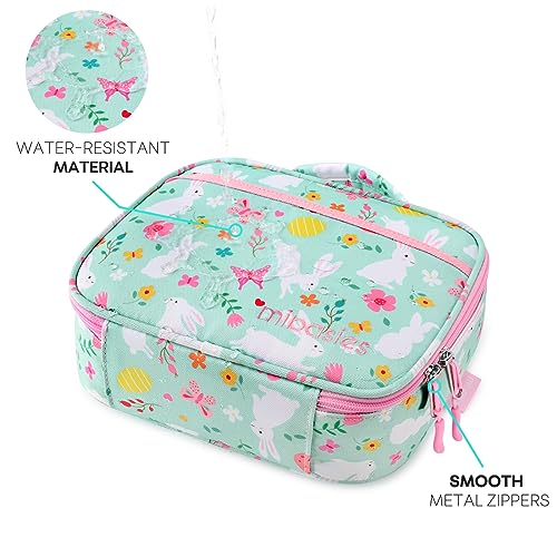 mibasies Kids Lunch Bag for Boys Toddler Insulated Lunch Box for School Travel, Dinosaur Planet