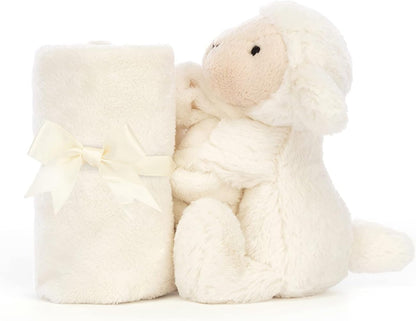 Jellycat Bashful Lamb Baby Stuffed Animal Security Blanket