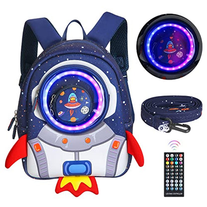 yisibo Rocket Toddler Backpack with Leash,3-6 Years Anti-lost Kids Backpack,Children Backpack for boys girls