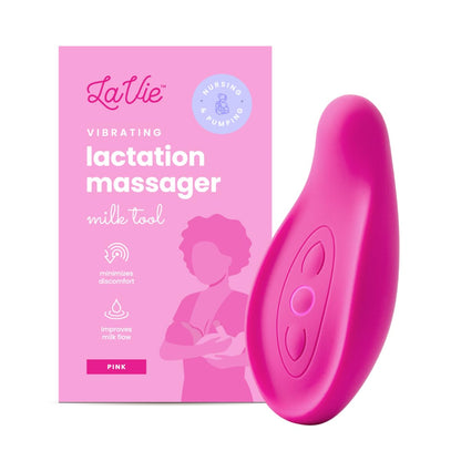 LaVie The Original Lactation Massager for Breastfeeding, Nursing, Pumping, Better Milk Flow, Reduced Discomfort (Teal)