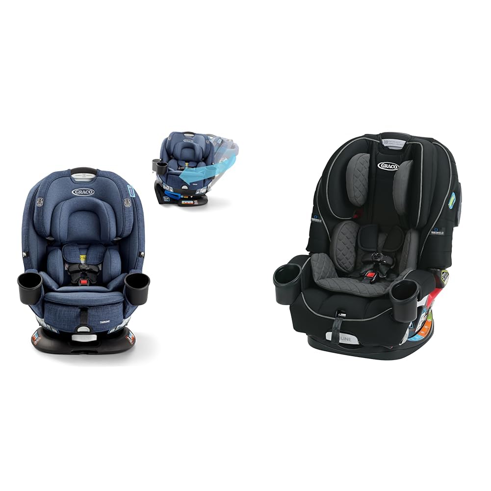 Graco® Turn2Me™ 3-in-1 Car Seat, Cambridge & TriRide 3 in 1 Car Seat | 3 Modes of Use from Rear Facing to Highback Booster Car Seat, Clybourne