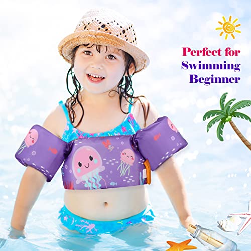 Heysplash Swim Vest for Kids, Toddler Pool Floaties Fit 20-50/70 Lbs, Children Swimming Vest with Adjustable Strap, Swim Jacket Water Wing Arm Float, Puddle Sea Beach Boat Jumper Boy Girl Baby Age 2-6