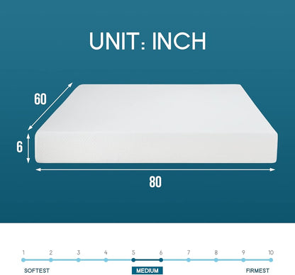 PayLessHere 10 Inch Twin Gel Memory Foam Mattress Fiberglass Free/CertiPUR-US Certified/Bed-in-a-Box/Cool Sleep & Comfy Support