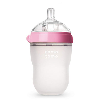 Comotomo Baby Bottle, Green, 8 Oz (Pack of 1)