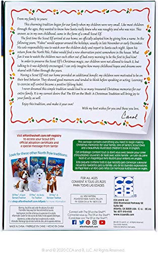 The Elf on the Shelf: A Christmas Tradition - Boy Scout Elf with Blue Eyes - Includes Artfully Illustrated Storybook, Keepsake Box and Official Adoption Certificate