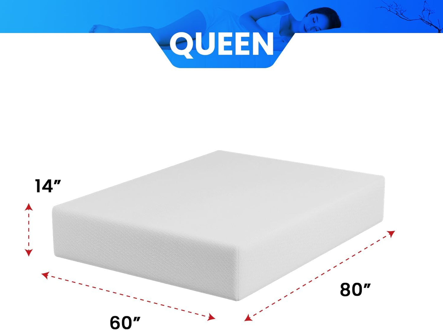 PayLessHere 10 Inch Twin Gel Memory Foam Mattress Fiberglass Free/CertiPUR-US Certified/Bed-in-a-Box/Cool Sleep & Comfy Support