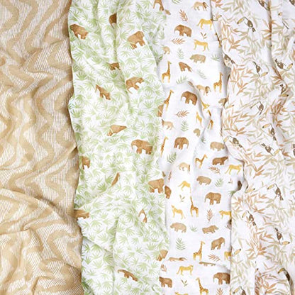 essentials cotton muslin swaddle 4-pack