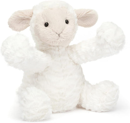 Jellycat Fuddlewuddle Lamb Stuffed Animal, Medium, 9 inches