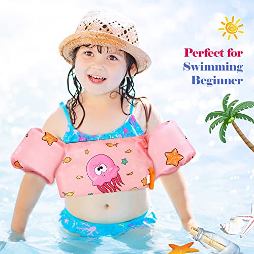 Heysplash Swim Vest for Kids, Toddler Pool Floaties Fit 20-50/70 Lbs, Children Swimming Vest with Adjustable Strap, Swim Jacket Water Wing Arm Float, Puddle Sea Beach Boat Jumper Boy Girl Baby Age 2-6