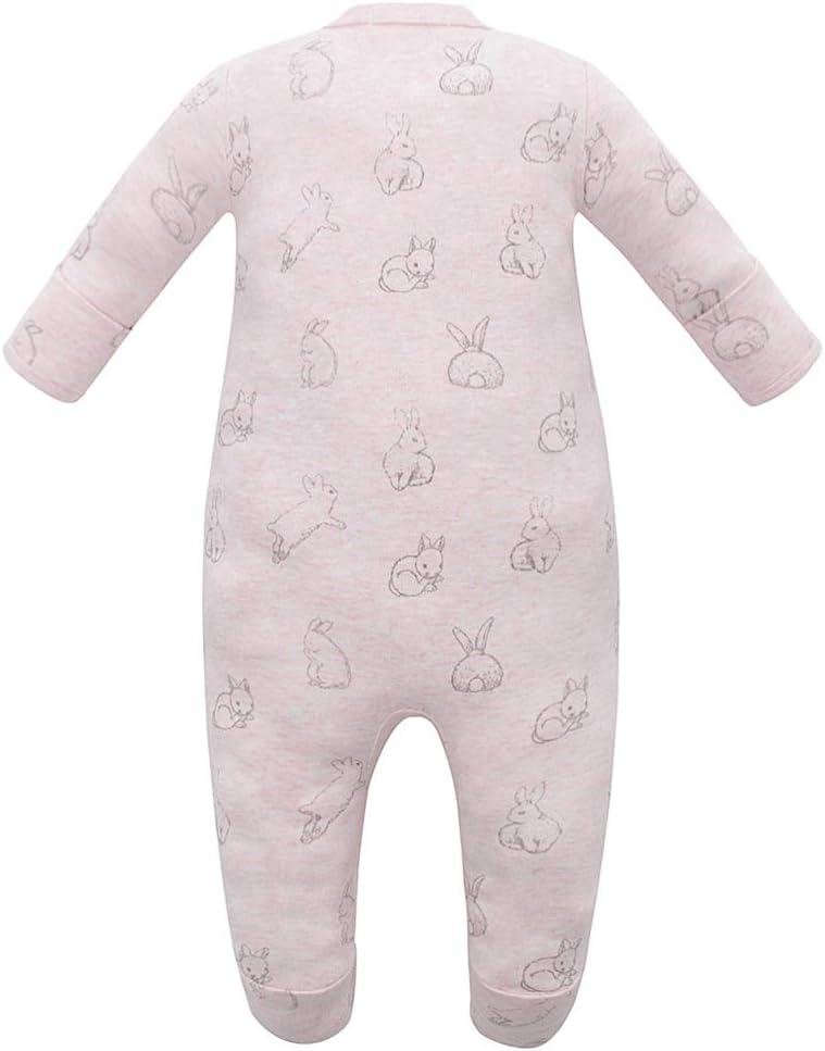 Owlivia Organic Cotton Baby Pajamas, Boys Girls Zip Front Sleep 'N Play, Footed Sleeper, Long Sleeve