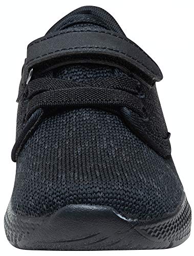 COODO Toddler Kid's Sneakers Boys Girls Cute Casual Running Shoes (6 Toddler,Blk Wht)