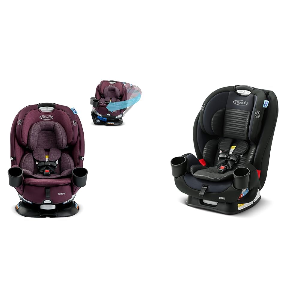 Graco® Turn2Me™ 3-in-1 Car Seat, Cambridge & TriRide 3 in 1 Car Seat | 3 Modes of Use from Rear Facing to Highback Booster Car Seat, Clybourne