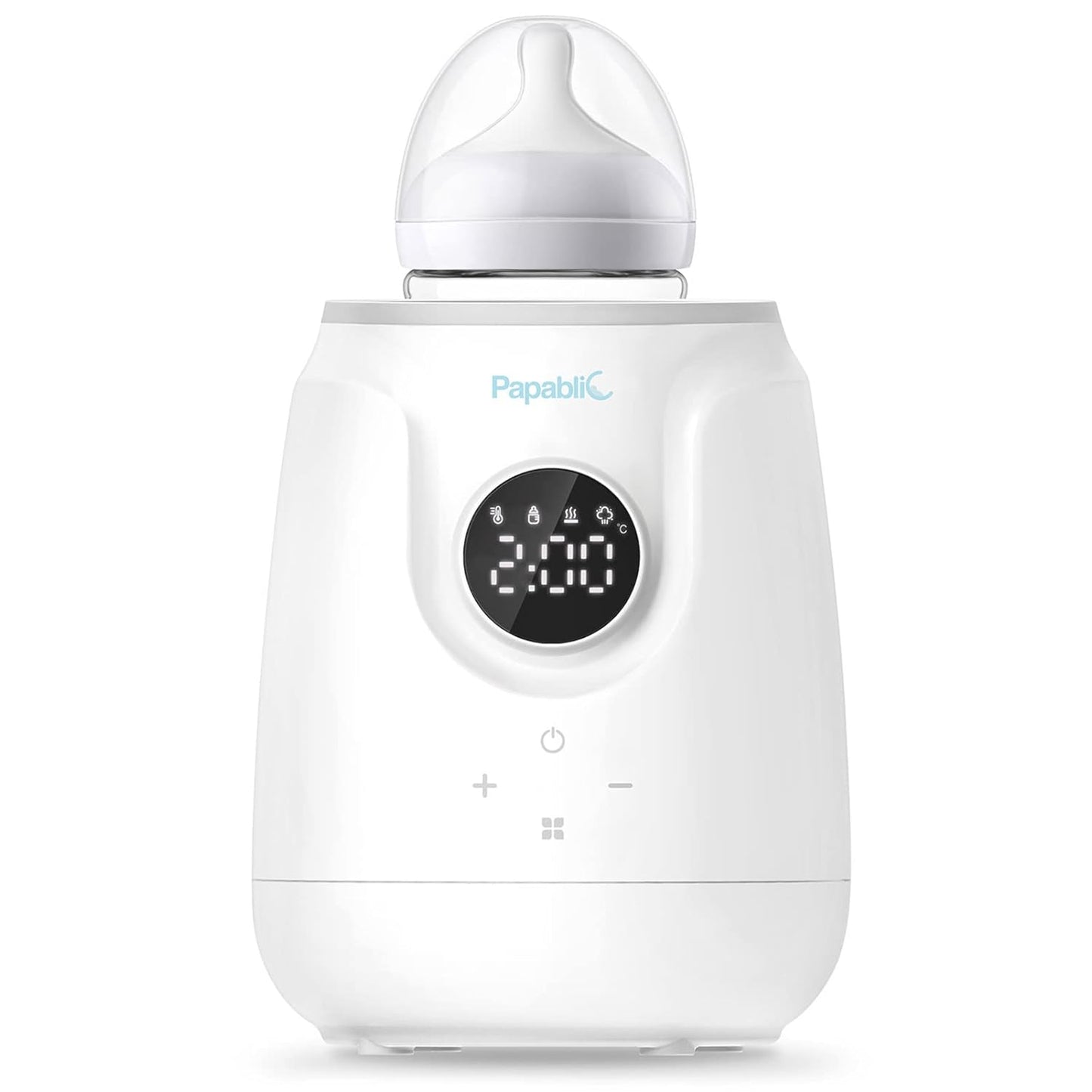 Papablic Ultra-Fast Bottle Warmer, Ready Milk in 2 Min, Baby Bottle Warmer for Breastmilk and Formula, Accurate Temperature Control and Automatic Shut-Off, Bottle Warmers for All Bottles